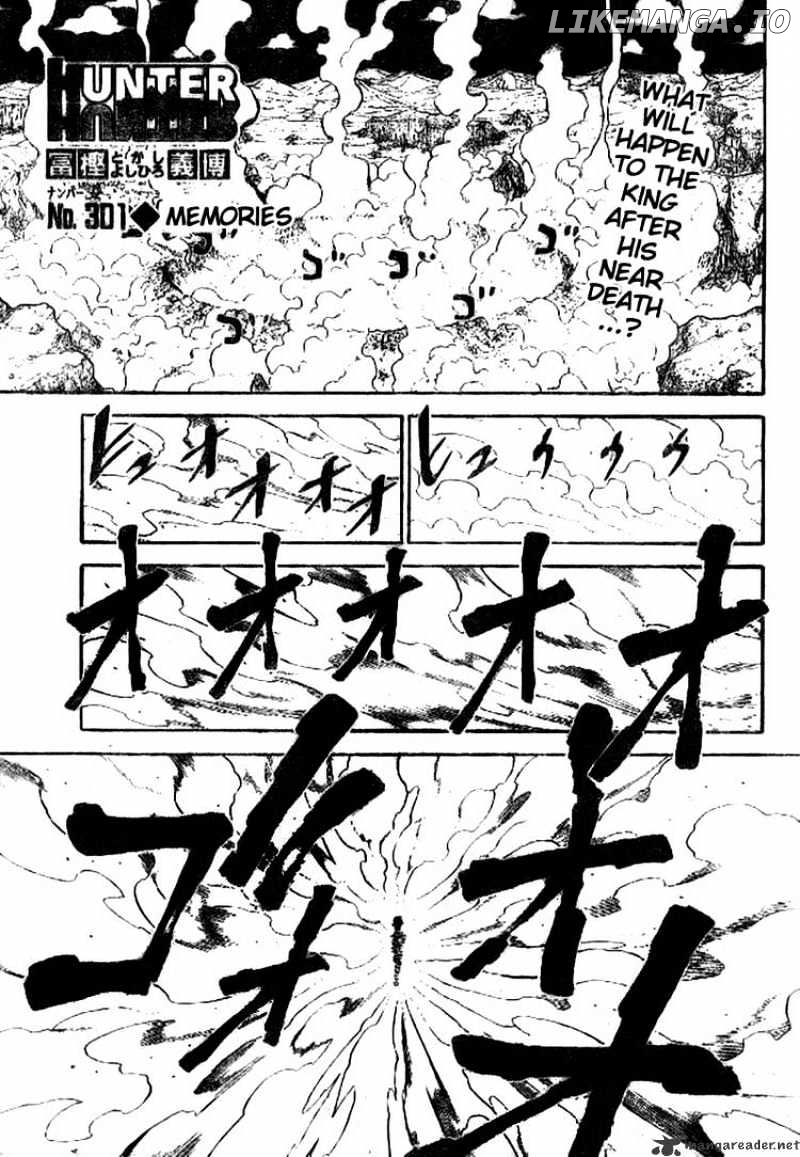 Hunter x Hunter, Chapter 301 image 01